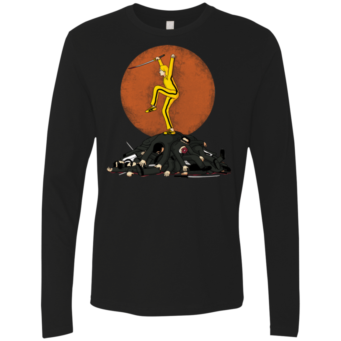 T-Shirts Black / Small Karate Bill Men's Premium Long Sleeve