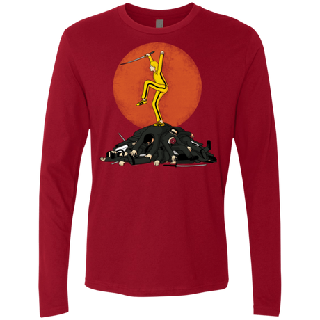 T-Shirts Cardinal / Small Karate Bill Men's Premium Long Sleeve