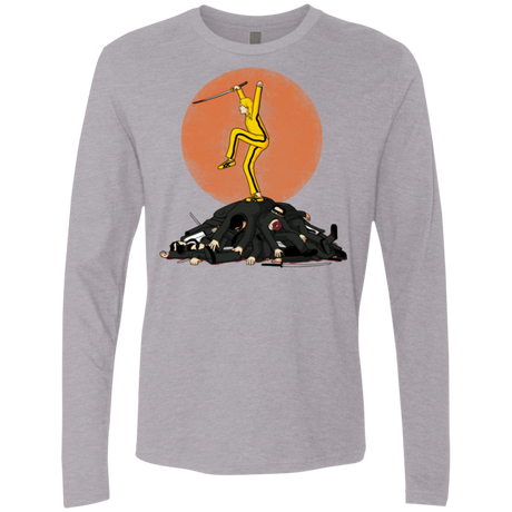 T-Shirts Heather Grey / Small Karate Bill Men's Premium Long Sleeve