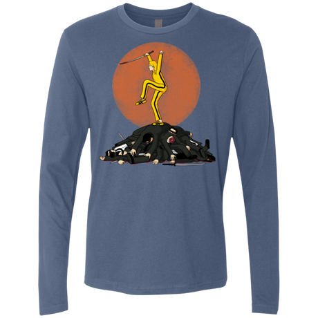 T-Shirts Indigo / Small Karate Bill Men's Premium Long Sleeve