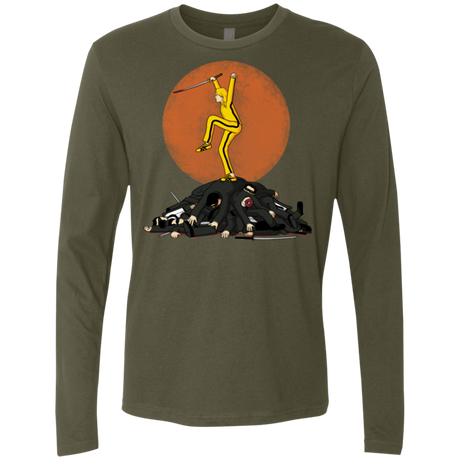 T-Shirts Military Green / Small Karate Bill Men's Premium Long Sleeve