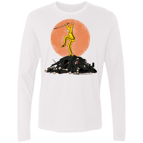 T-Shirts White / Small Karate Bill Men's Premium Long Sleeve