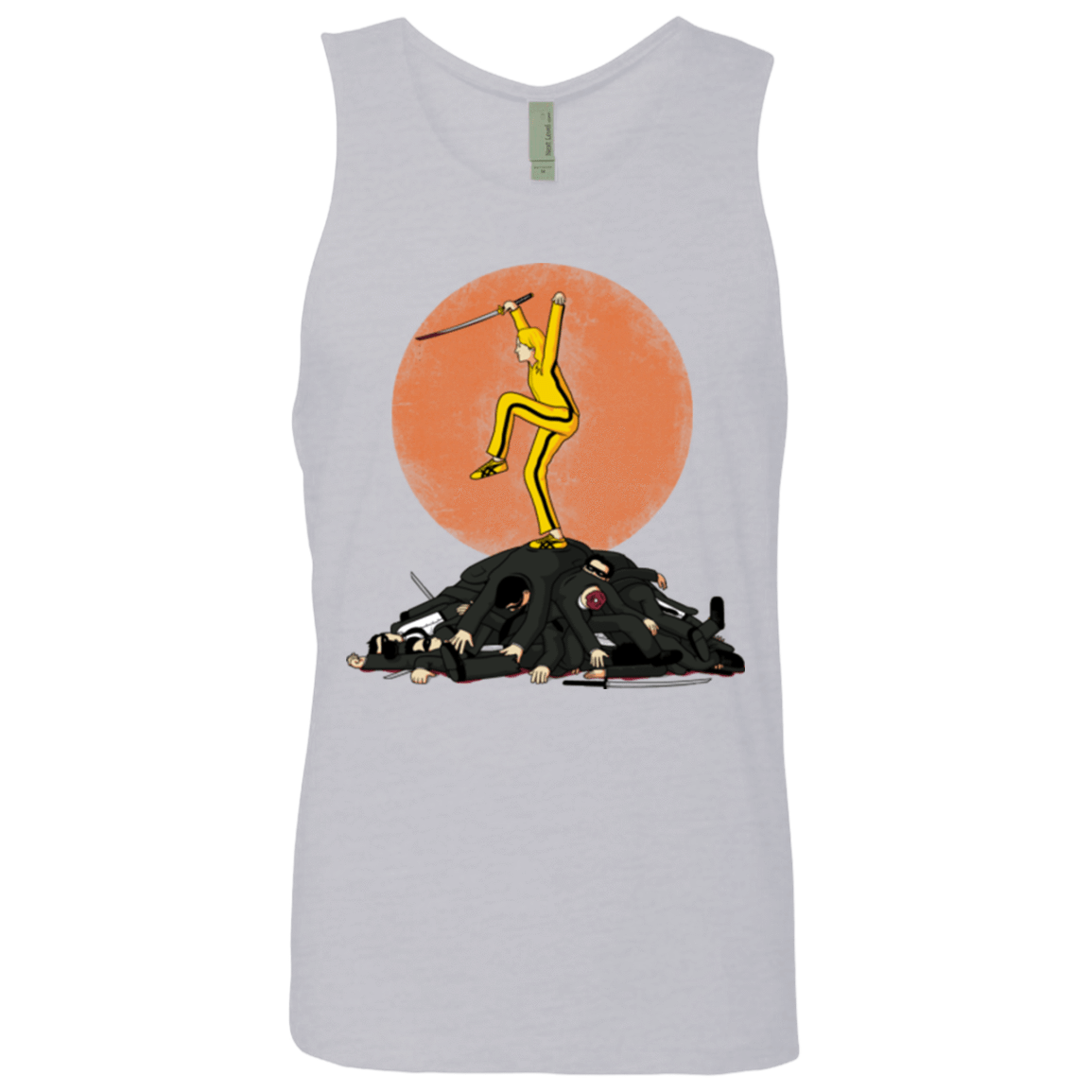 T-Shirts Heather Grey / Small Karate Bill Men's Premium Tank Top