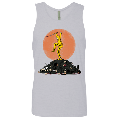 T-Shirts Heather Grey / Small Karate Bill Men's Premium Tank Top