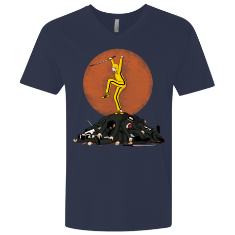 T-Shirts Midnight Navy / X-Small Karate Bill Men's Premium V-Neck