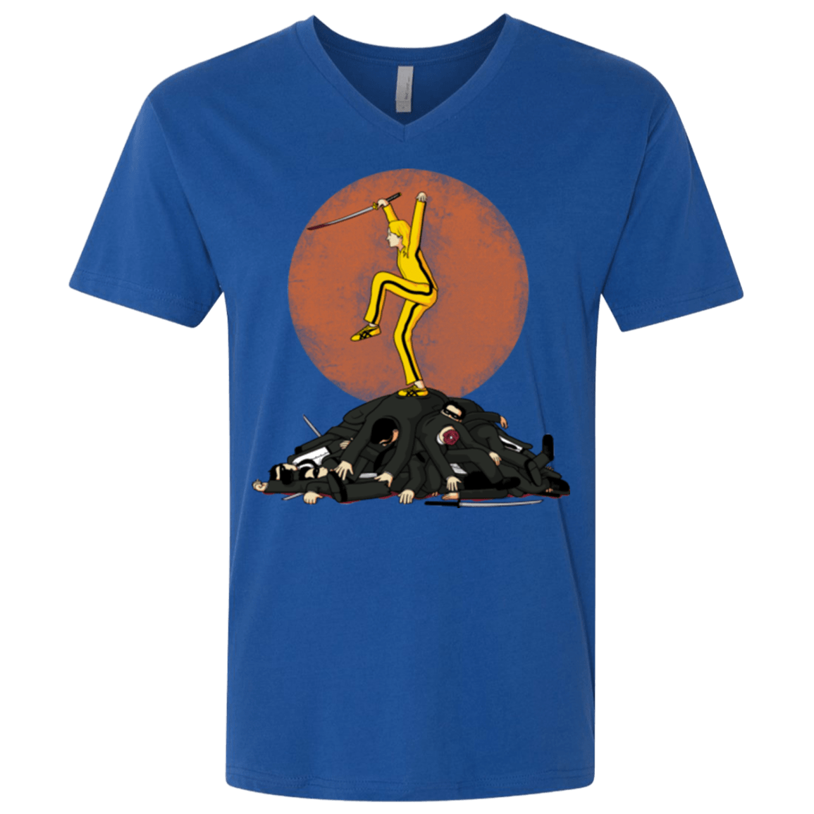 T-Shirts Royal / X-Small Karate Bill Men's Premium V-Neck