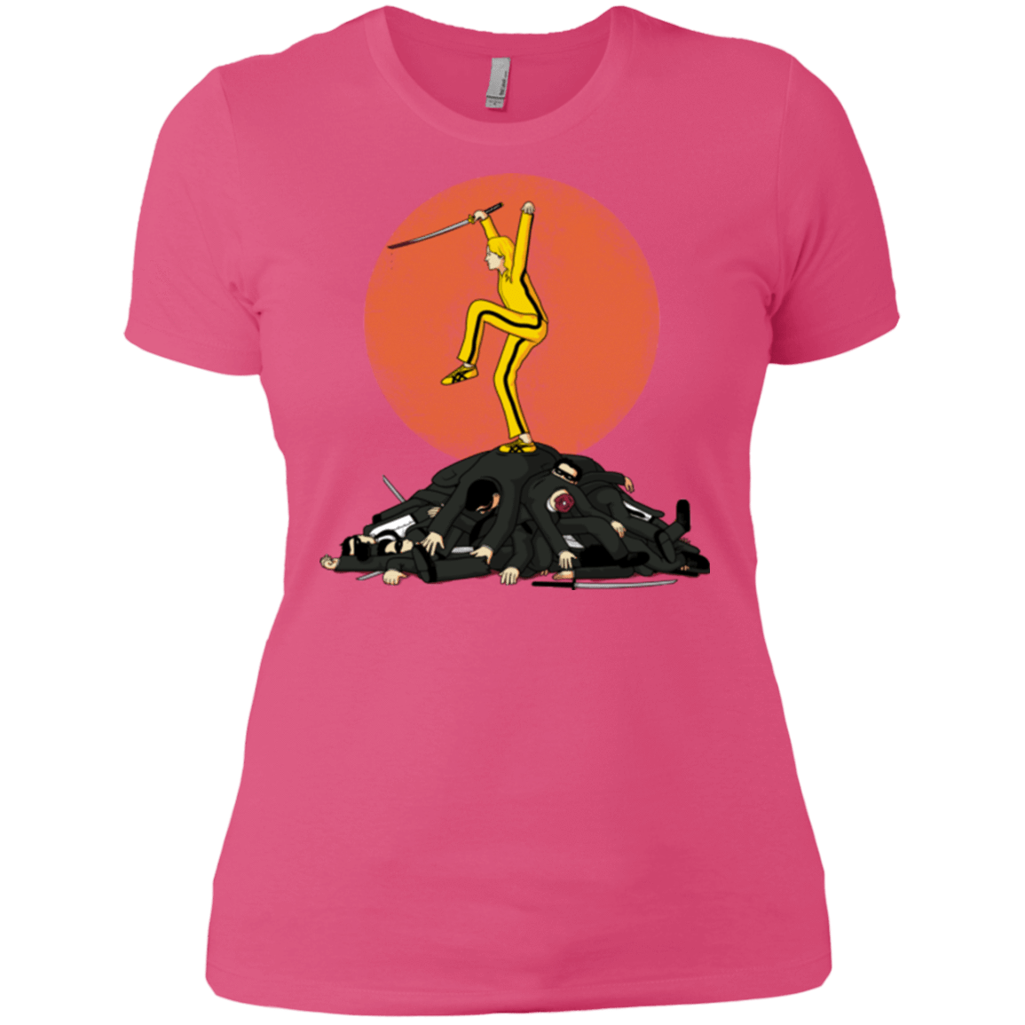 T-Shirts Hot Pink / X-Small Karate Bill Women's Premium T-Shirt