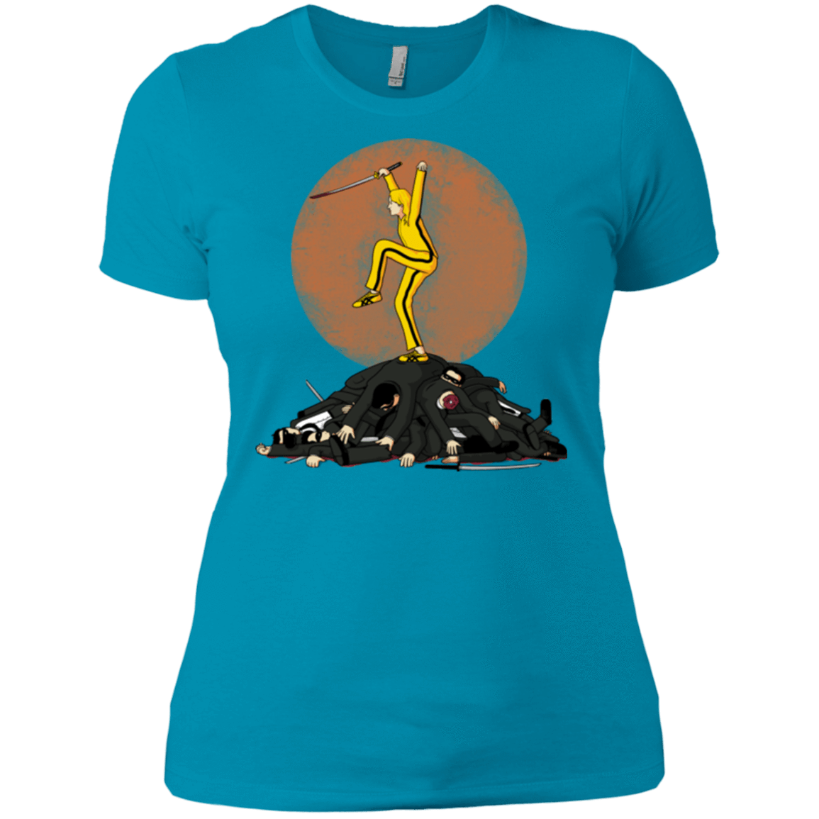T-Shirts Turquoise / X-Small Karate Bill Women's Premium T-Shirt