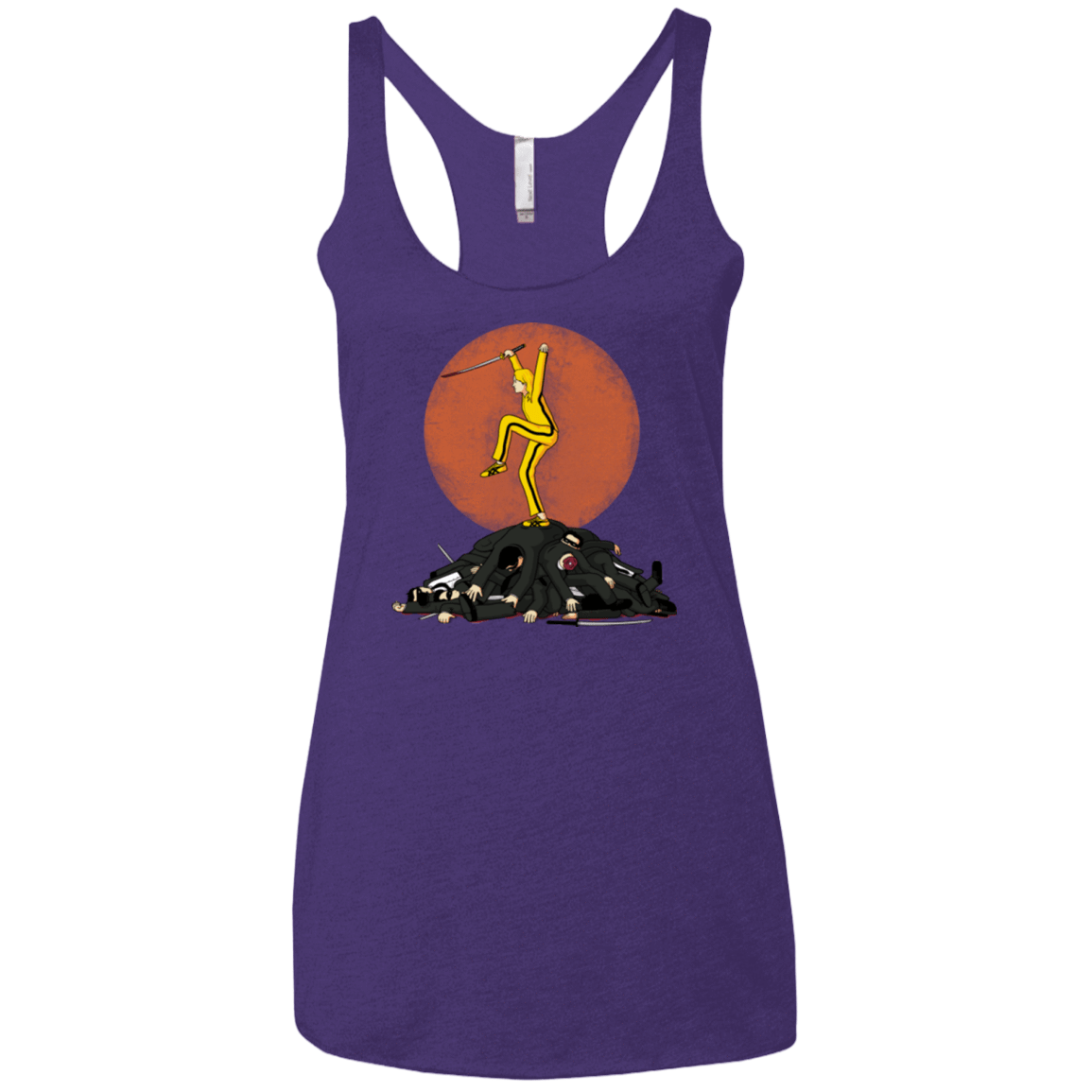 T-Shirts Purple Rush / X-Small Karate Bill Women's Triblend Racerback Tank