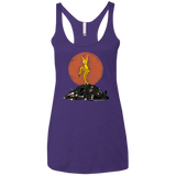 T-Shirts Purple Rush / X-Small Karate Bill Women's Triblend Racerback Tank