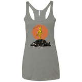 T-Shirts Venetian Grey / X-Small Karate Bill Women's Triblend Racerback Tank