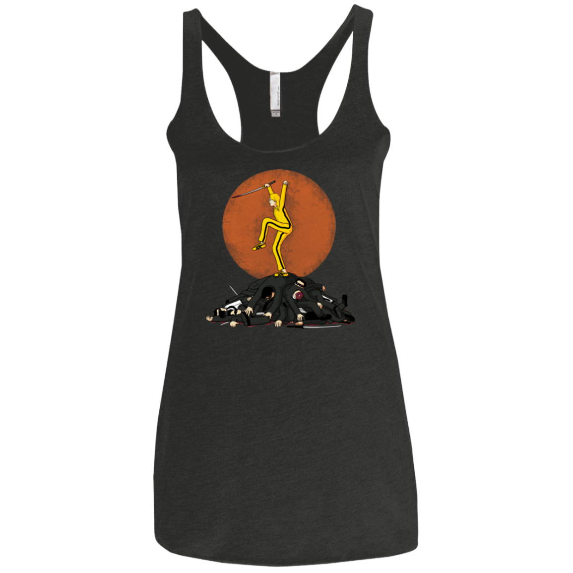 T-Shirts Vintage Black / X-Small Karate Bill Women's Triblend Racerback Tank