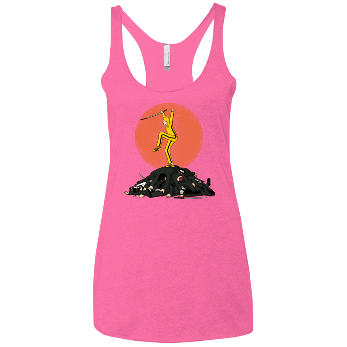 T-Shirts Vintage Pink / X-Small Karate Bill Women's Triblend Racerback Tank