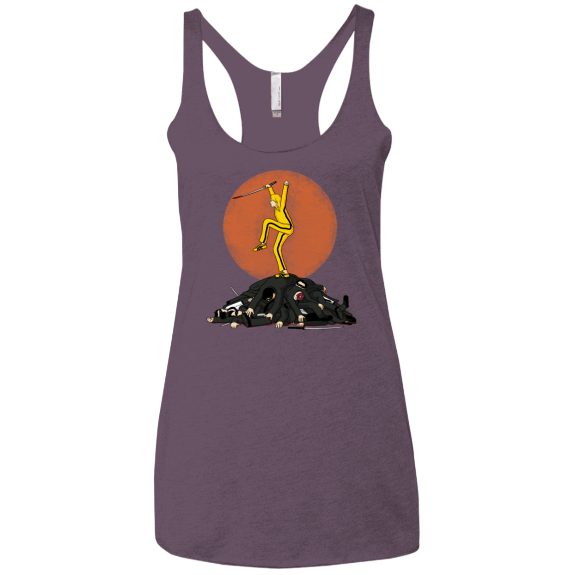 T-Shirts Vintage Purple / X-Small Karate Bill Women's Triblend Racerback Tank