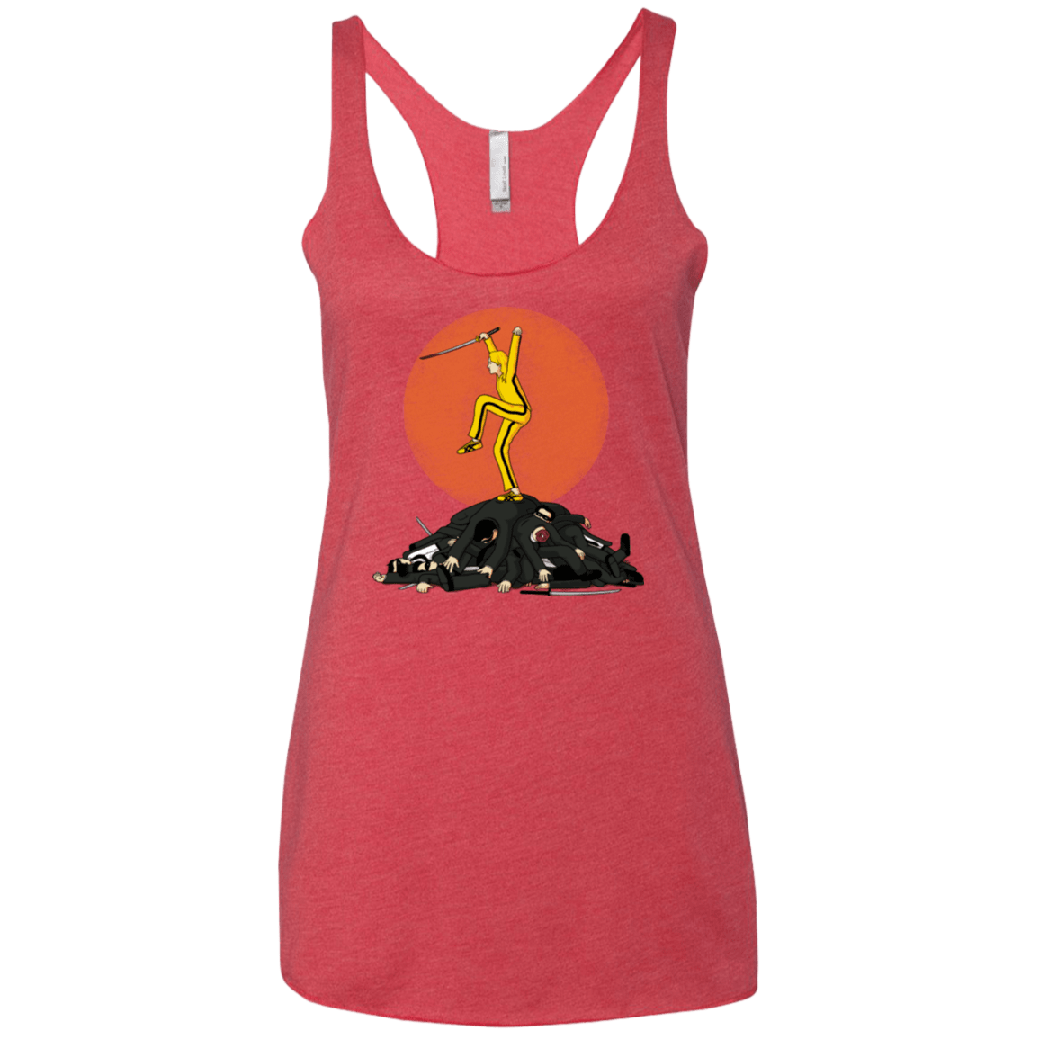 T-Shirts Vintage Red / X-Small Karate Bill Women's Triblend Racerback Tank