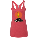 T-Shirts Vintage Red / X-Small Karate Bill Women's Triblend Racerback Tank