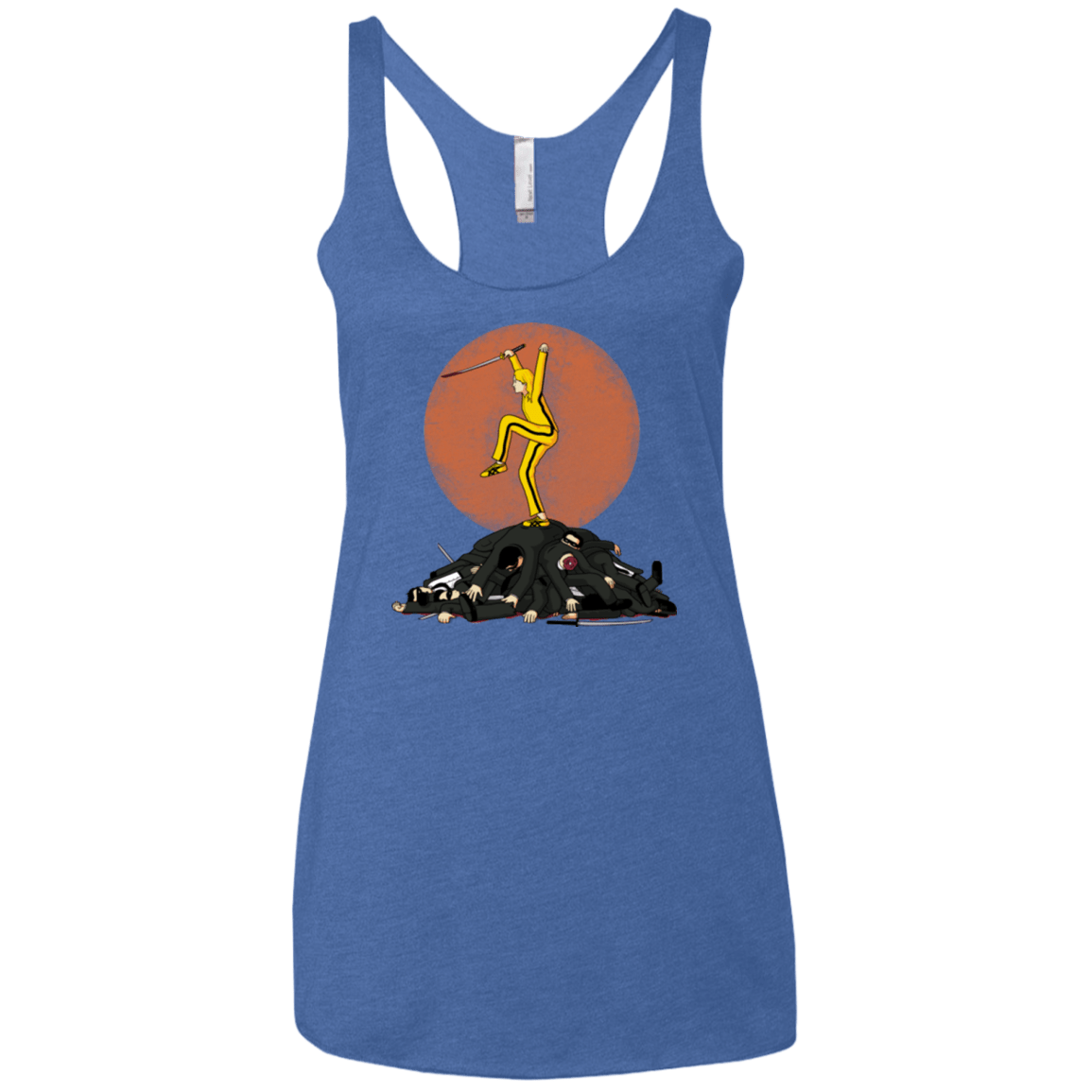T-Shirts Vintage Royal / X-Small Karate Bill Women's Triblend Racerback Tank