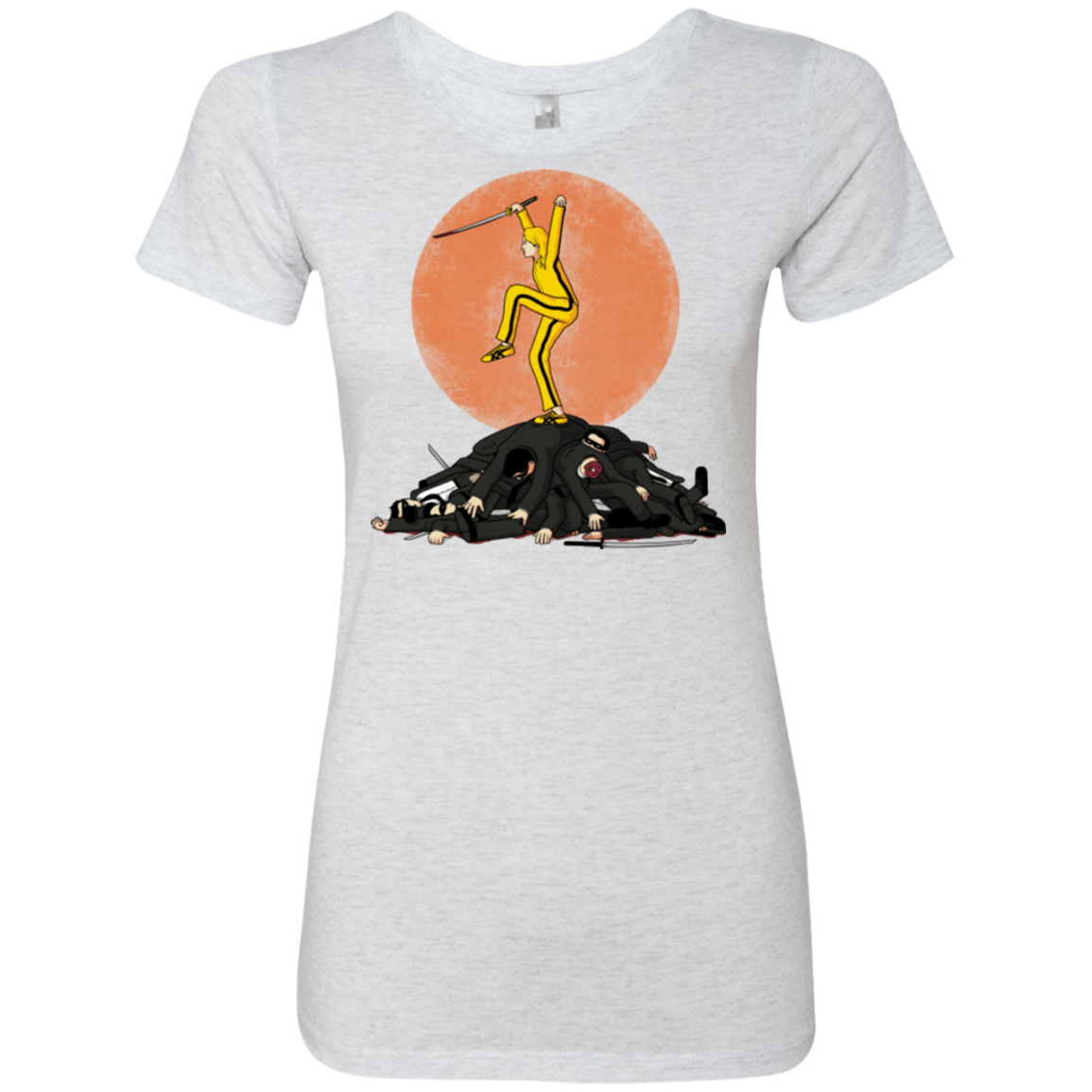 T-Shirts Heather White / Small Karate Bill Women's Triblend T-Shirt