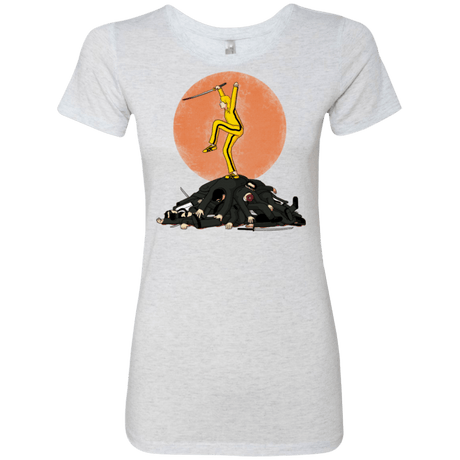 T-Shirts Heather White / Small Karate Bill Women's Triblend T-Shirt