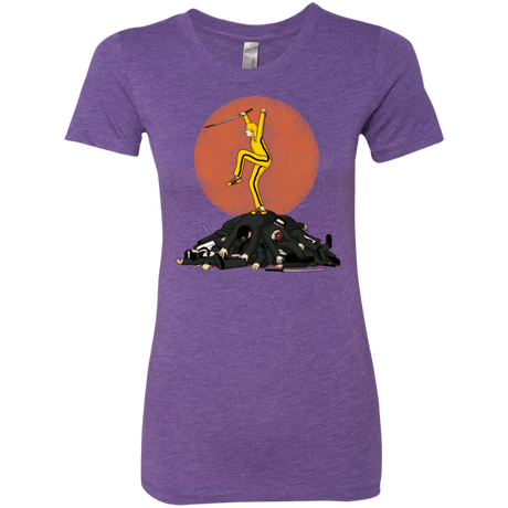 T-Shirts Purple Rush / Small Karate Bill Women's Triblend T-Shirt