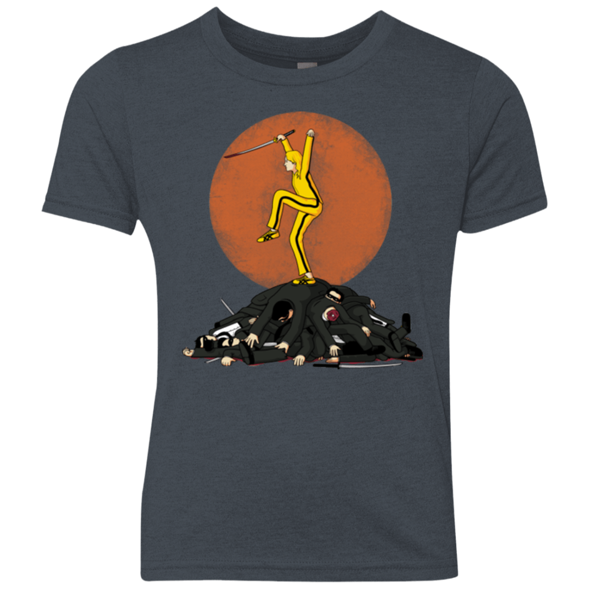 T-Shirts Vintage Navy / YXS Karate Bill Youth Triblend T-Shirt