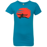 T-Shirts Turquoise / YXS Karate Girls Premium T-Shirt