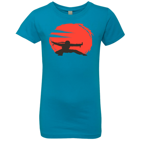 T-Shirts Turquoise / YXS Karate Girls Premium T-Shirt