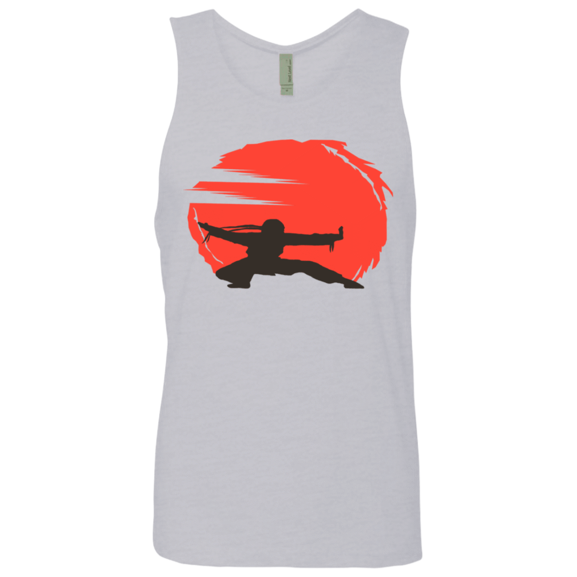 T-Shirts Heather Grey / S Karate Men's Premium Tank Top