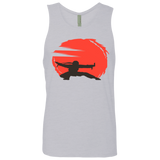 T-Shirts Heather Grey / S Karate Men's Premium Tank Top