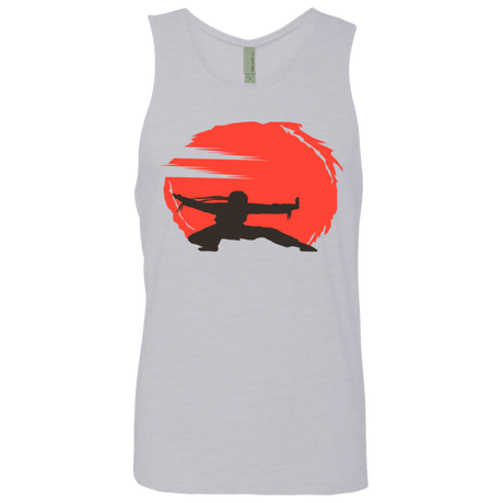 T-Shirts Heather Grey / S Karate Men's Premium Tank Top