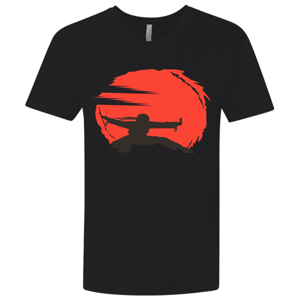 T-Shirts Black / X-Small Karate Men's Premium V-Neck
