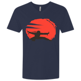 T-Shirts Midnight Navy / X-Small Karate Men's Premium V-Neck