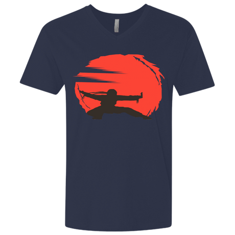 T-Shirts Midnight Navy / X-Small Karate Men's Premium V-Neck