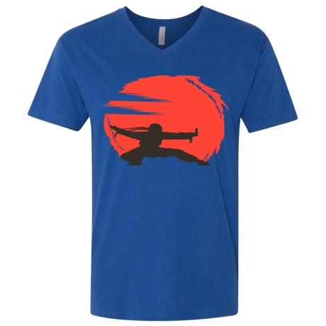 T-Shirts Royal / X-Small Karate Men's Premium V-Neck