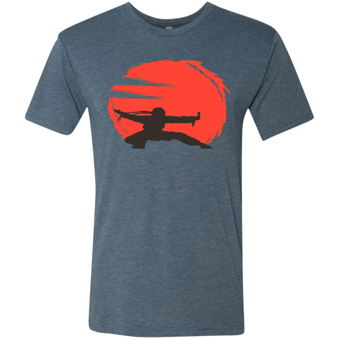 T-Shirts Indigo / S Karate Men's Triblend T-Shirt
