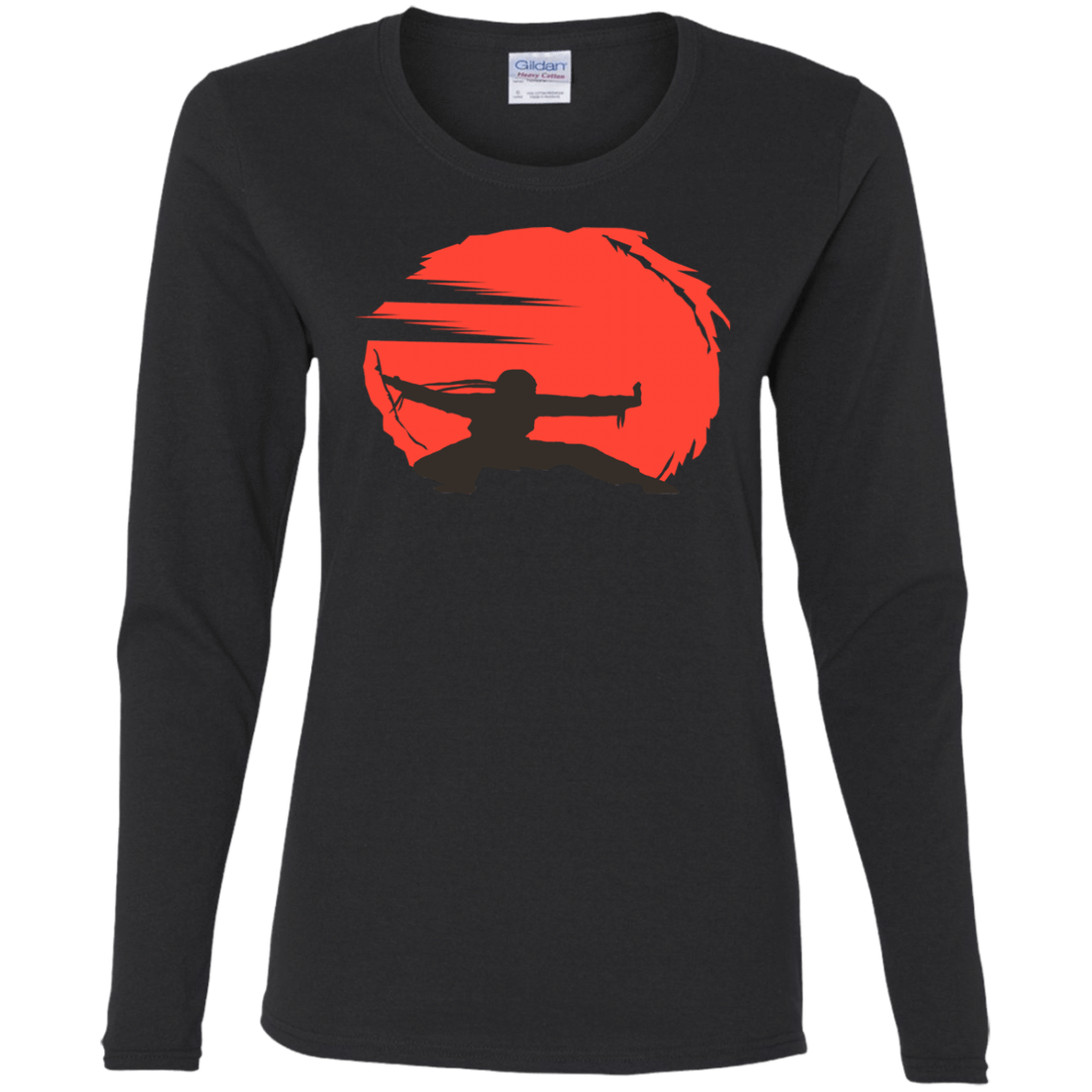 T-Shirts Black / S Karate Women's Long Sleeve T-Shirt