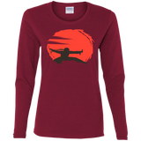 T-Shirts Cardinal / S Karate Women's Long Sleeve T-Shirt
