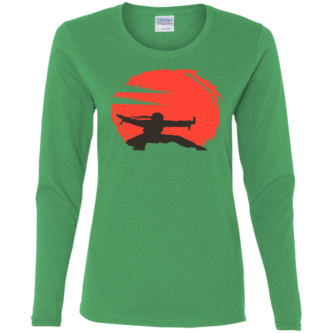 T-Shirts Irish Green / S Karate Women's Long Sleeve T-Shirt