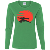 T-Shirts Irish Green / S Karate Women's Long Sleeve T-Shirt
