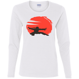 T-Shirts White / S Karate Women's Long Sleeve T-Shirt