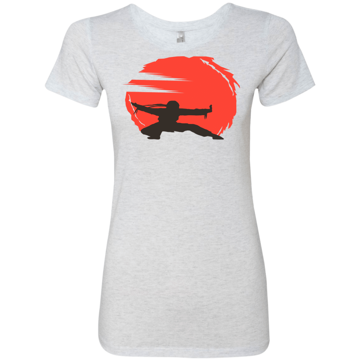 T-Shirts Heather White / S Karate Women's Triblend T-Shirt