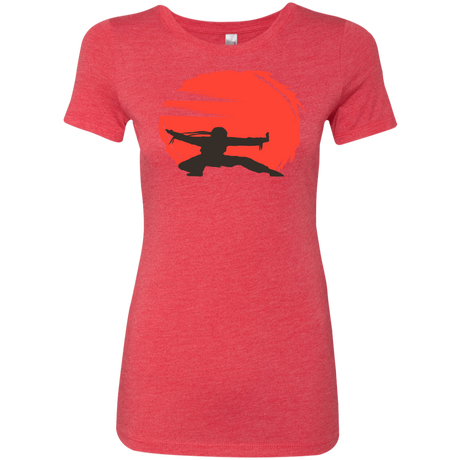 T-Shirts Vintage Red / S Karate Women's Triblend T-Shirt