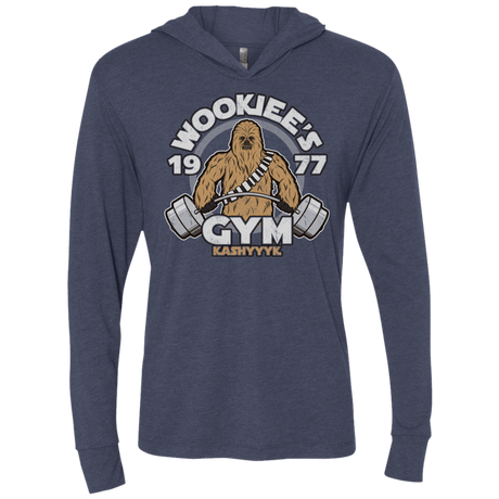 T-Shirts Vintage Navy / X-Small Kashyyyk Gym Triblend Long Sleeve Hoodie Tee