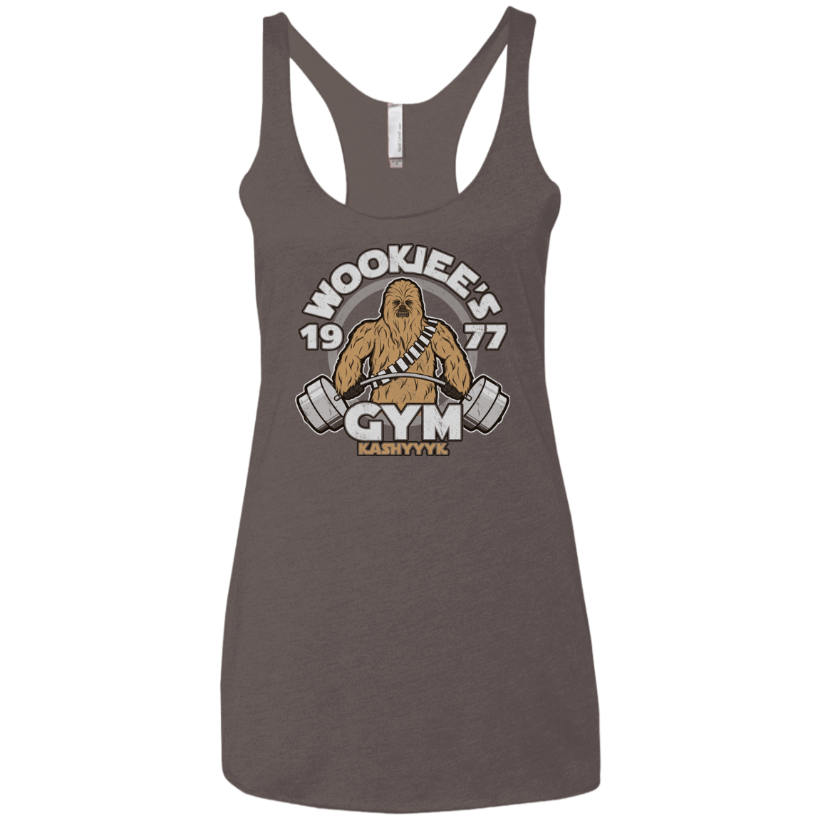 T-Shirts Macchiato / X-Small Kashyyyk Gym Women's Triblend Racerback Tank