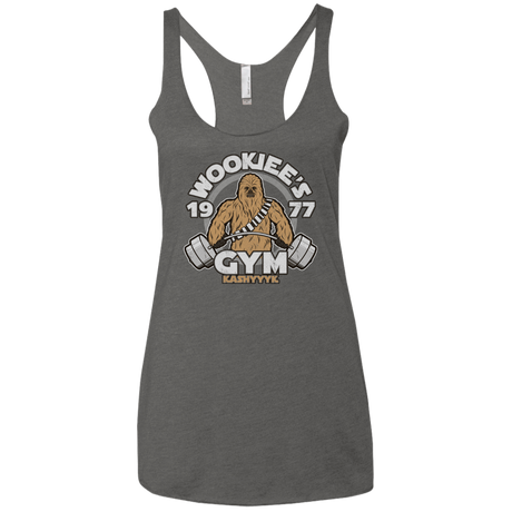 T-Shirts Premium Heather / X-Small Kashyyyk Gym Women's Triblend Racerback Tank