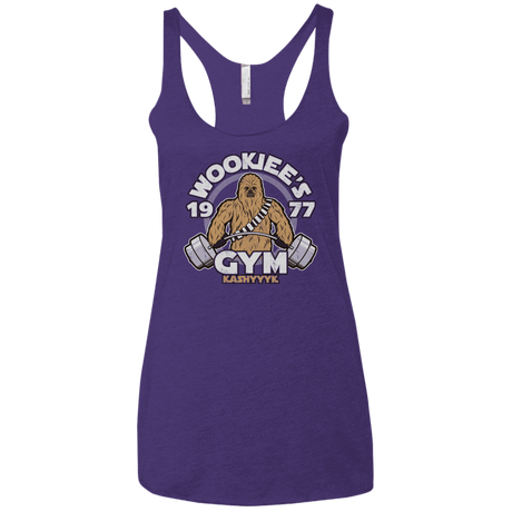 T-Shirts Purple / X-Small Kashyyyk Gym Women's Triblend Racerback Tank