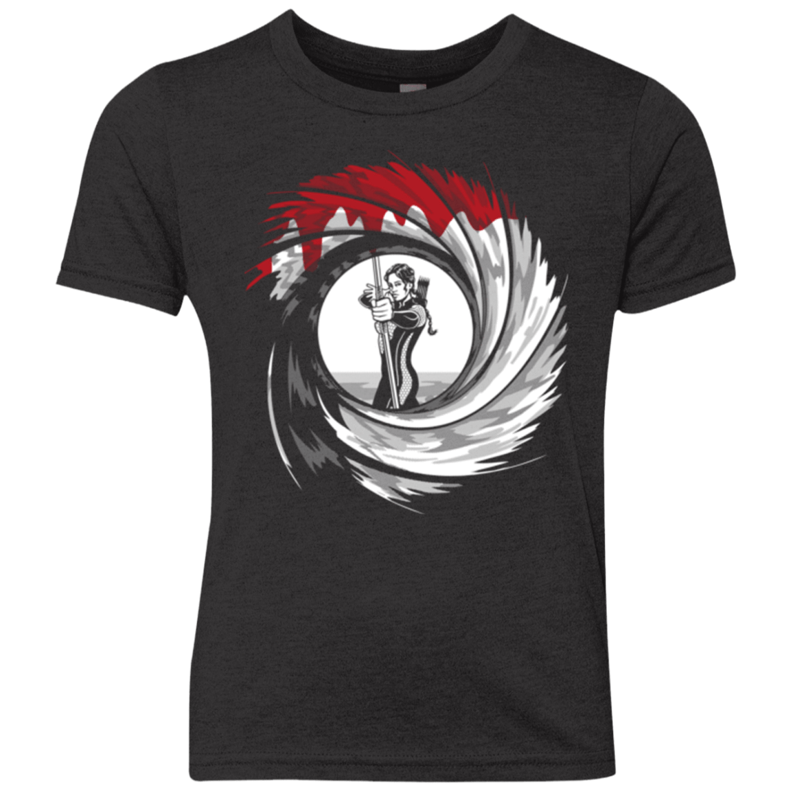 T-Shirts Vintage Black / YXS Kat Shot Youth Triblend T-Shirt