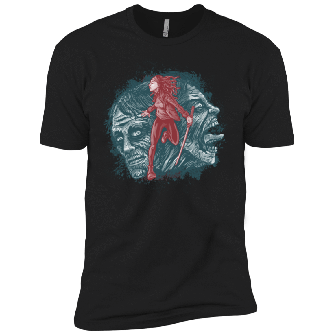 T-Shirts Black / YXS Katana Girl Boys Premium T-Shirt