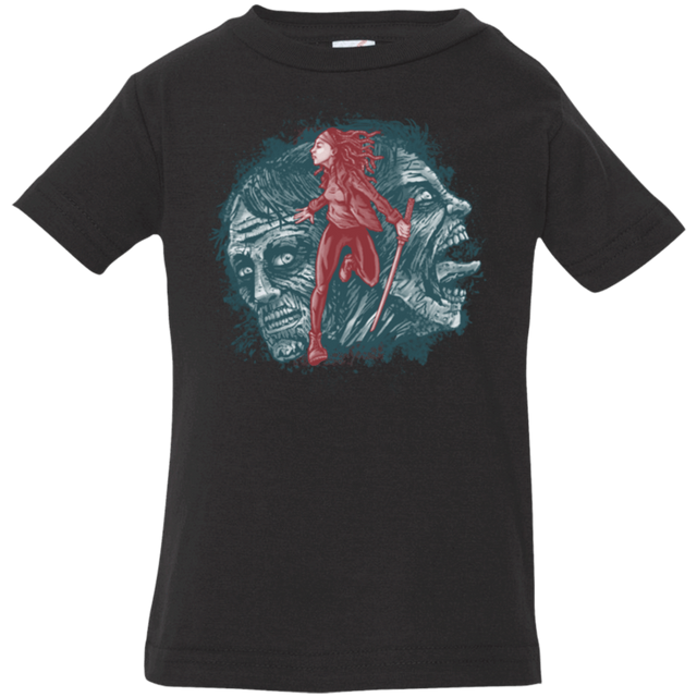 T-Shirts Black / 6 Months Katana Girl Infant Premium T-Shirt