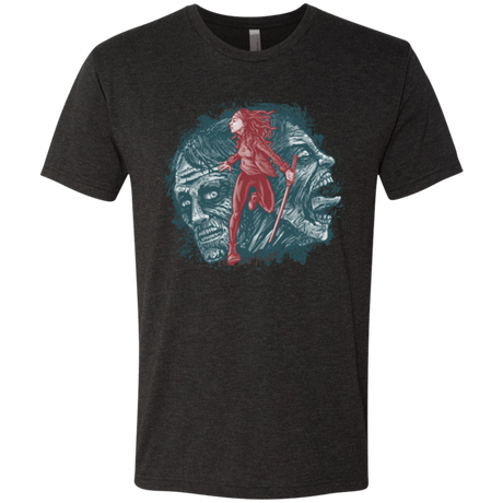 T-Shirts Vintage Black / Small Katana Girl Men's Triblend T-Shirt